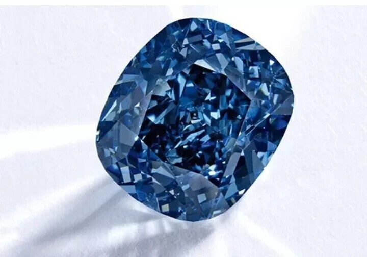 5.00 Ct Fancy Blue Cushion Cut VVS1 Diamond Premium Quality Loose Gemstone