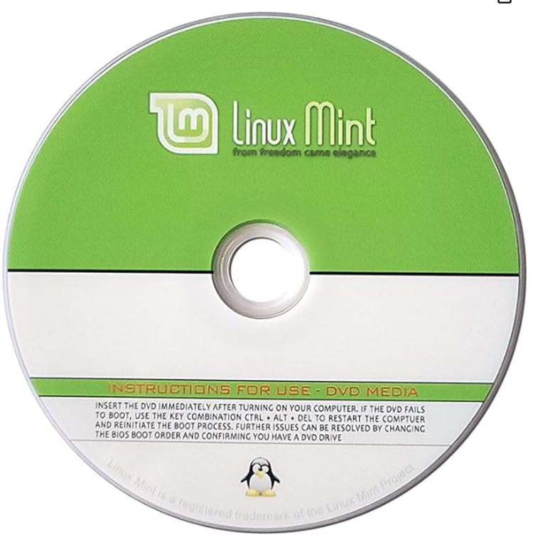 Linux Mint Latest 21.3 Cinnamon 64bit Version BOOTABLE LIVE DVD