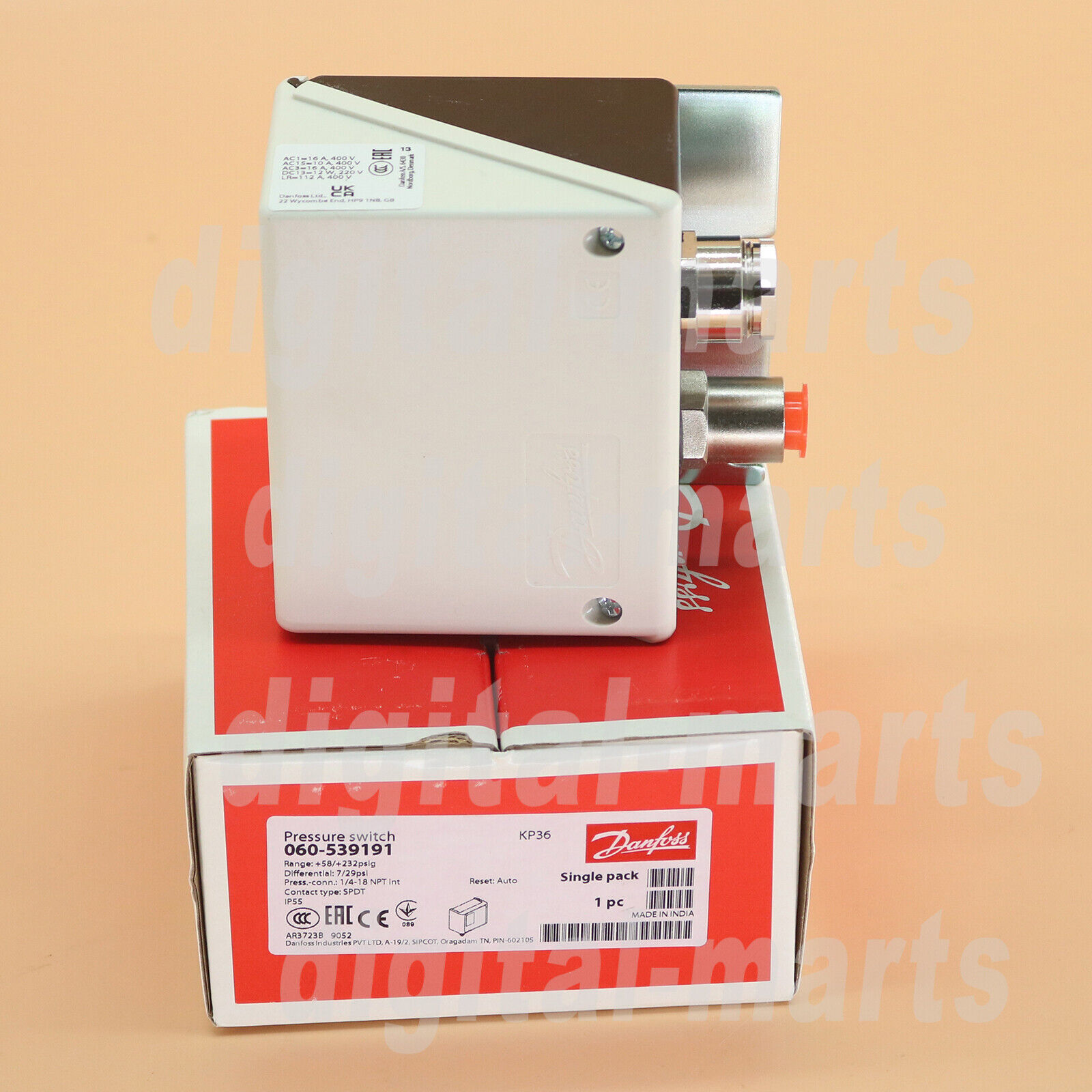 1PC New  Danfoss KP36 060-539191 Pressure switch #LJ