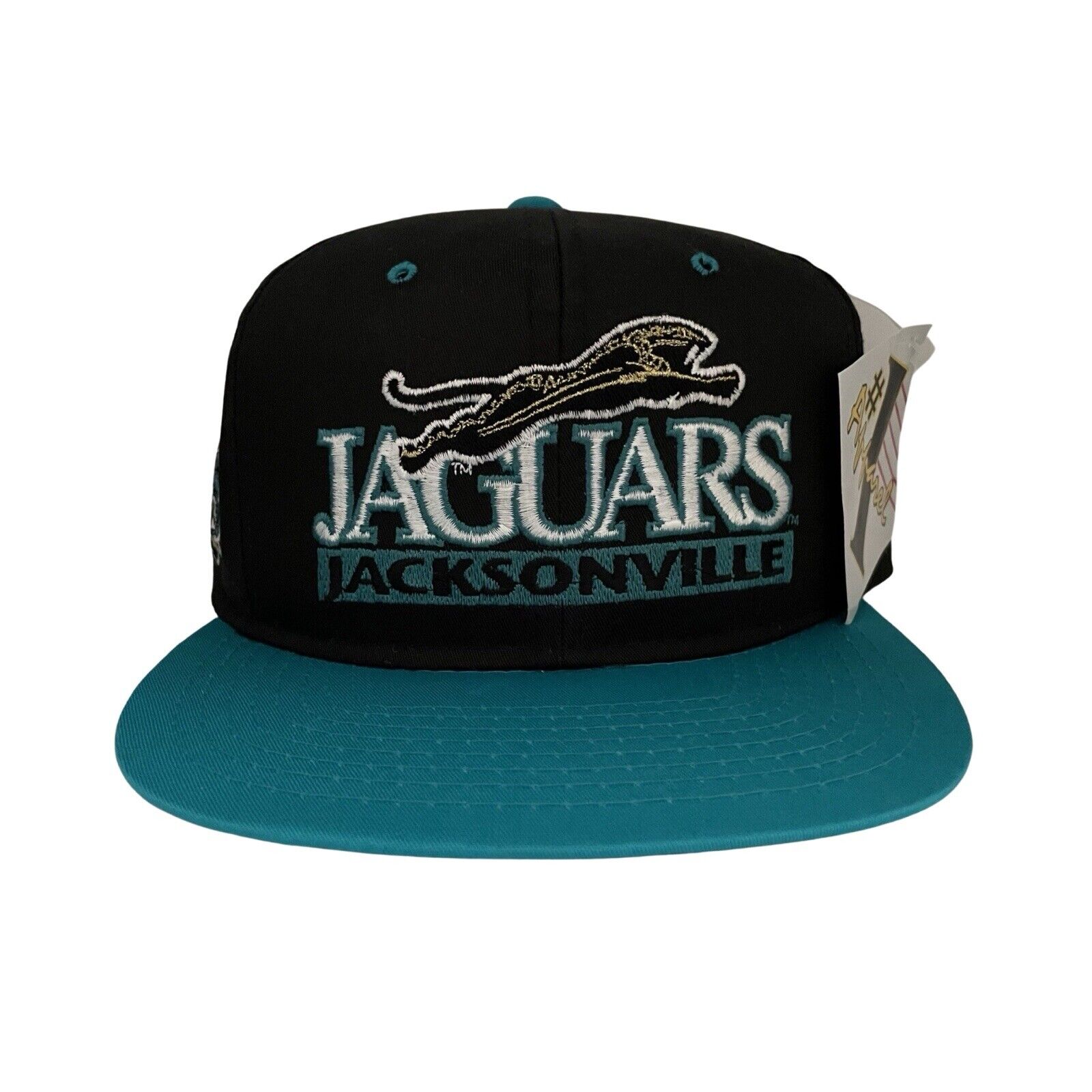 Vintage Jacksonville Jaguars 90s #1 Apparel Hat Deadstock NWT