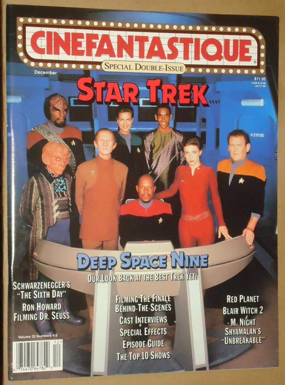 Cinefantastique Magazine Vol 32, #4,5 Dec 2000 Double Issue Star Trek DS9 (1)