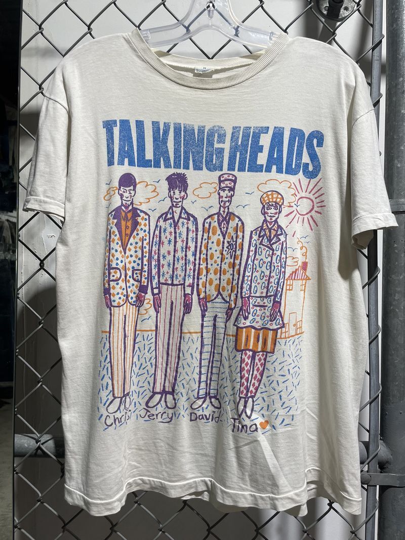 Vintage 80s Talking Heads Short Sleeve Unisex Tshirt For Men Women KH4256