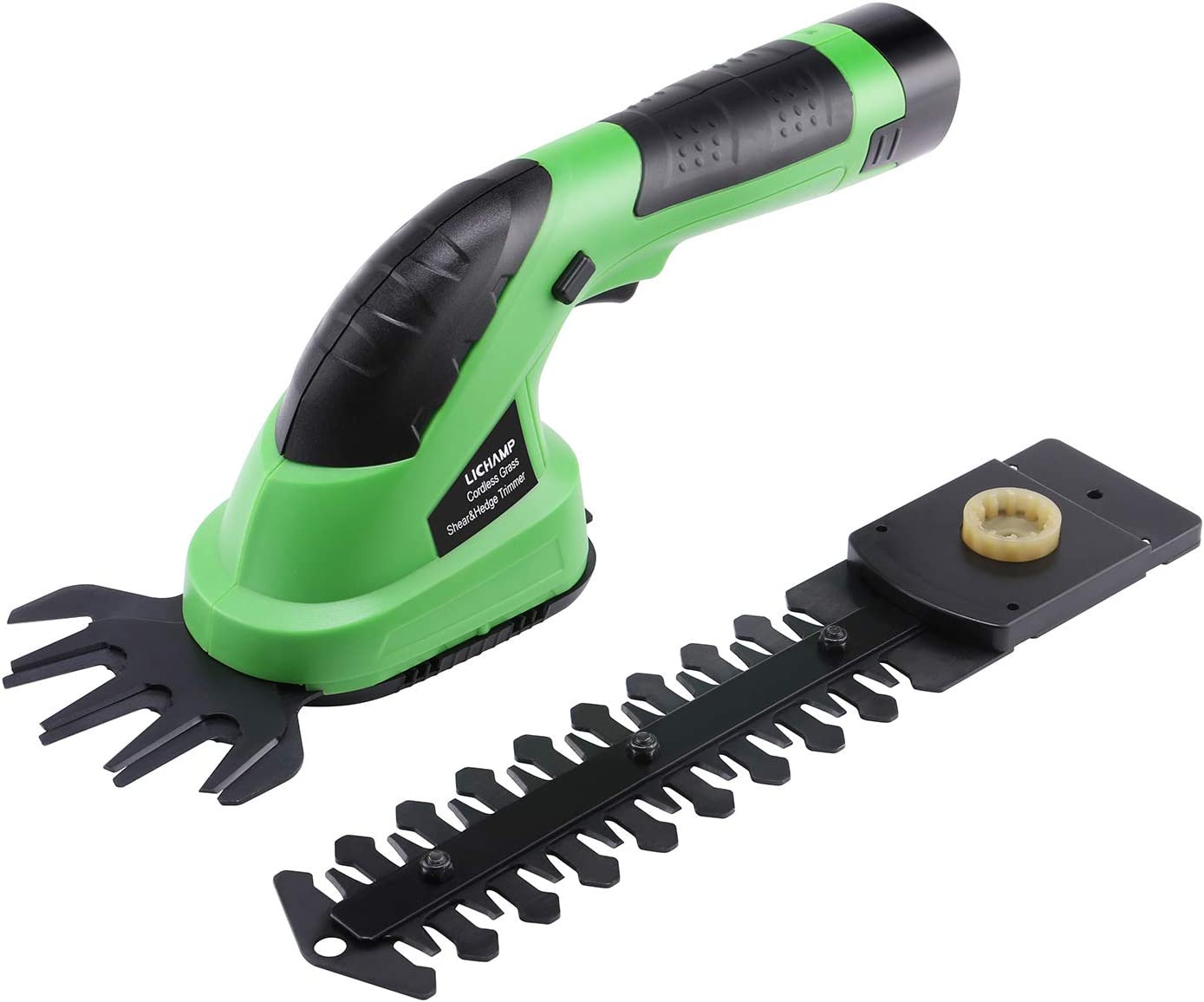 Lichamp 2-in-1 Electric Hand Held Grass Shear Hedge Trimmer Shrubbery Clipper