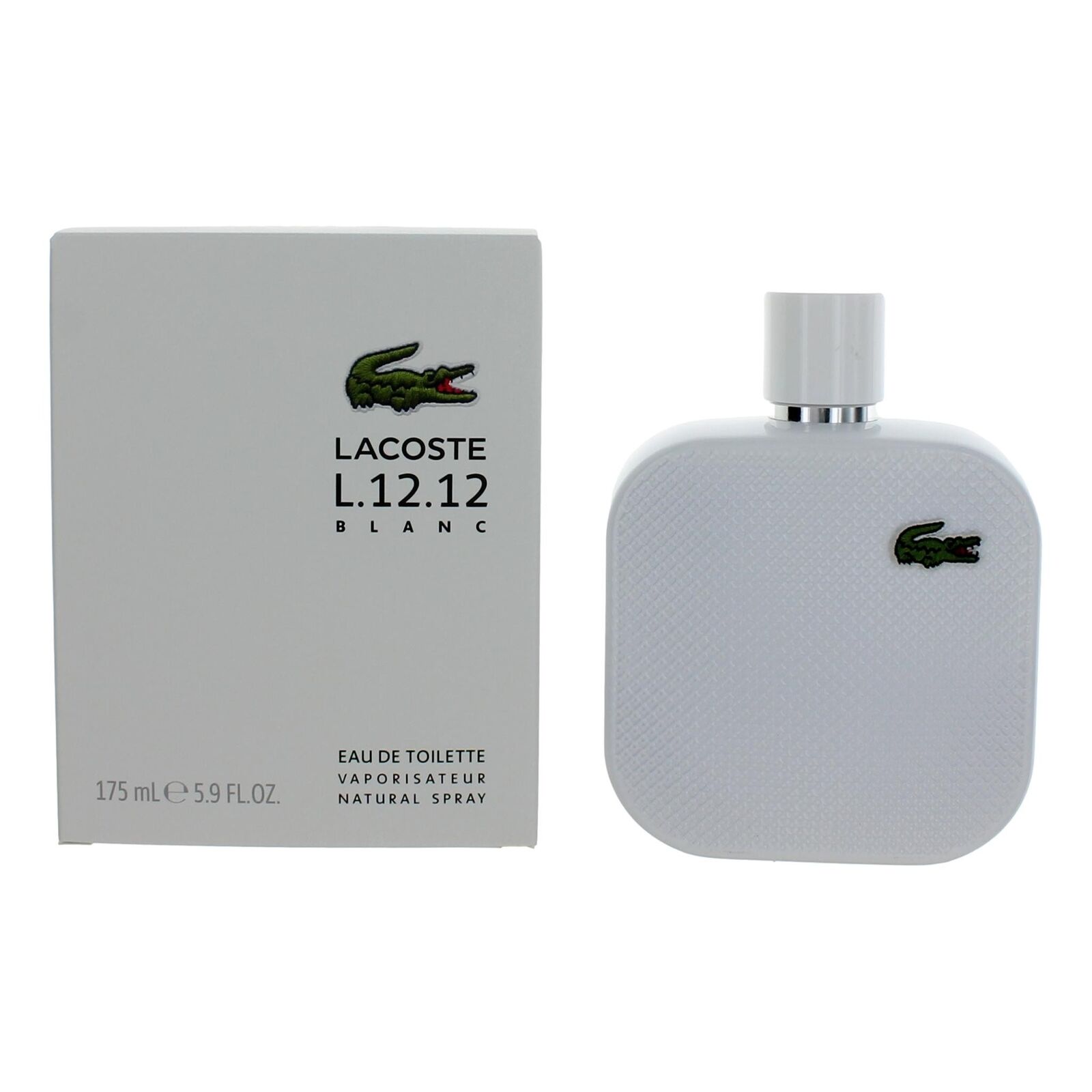 Lacoste L.12.12 White Blanc by Lacoste, 5.9 oz EDT Spray for Men