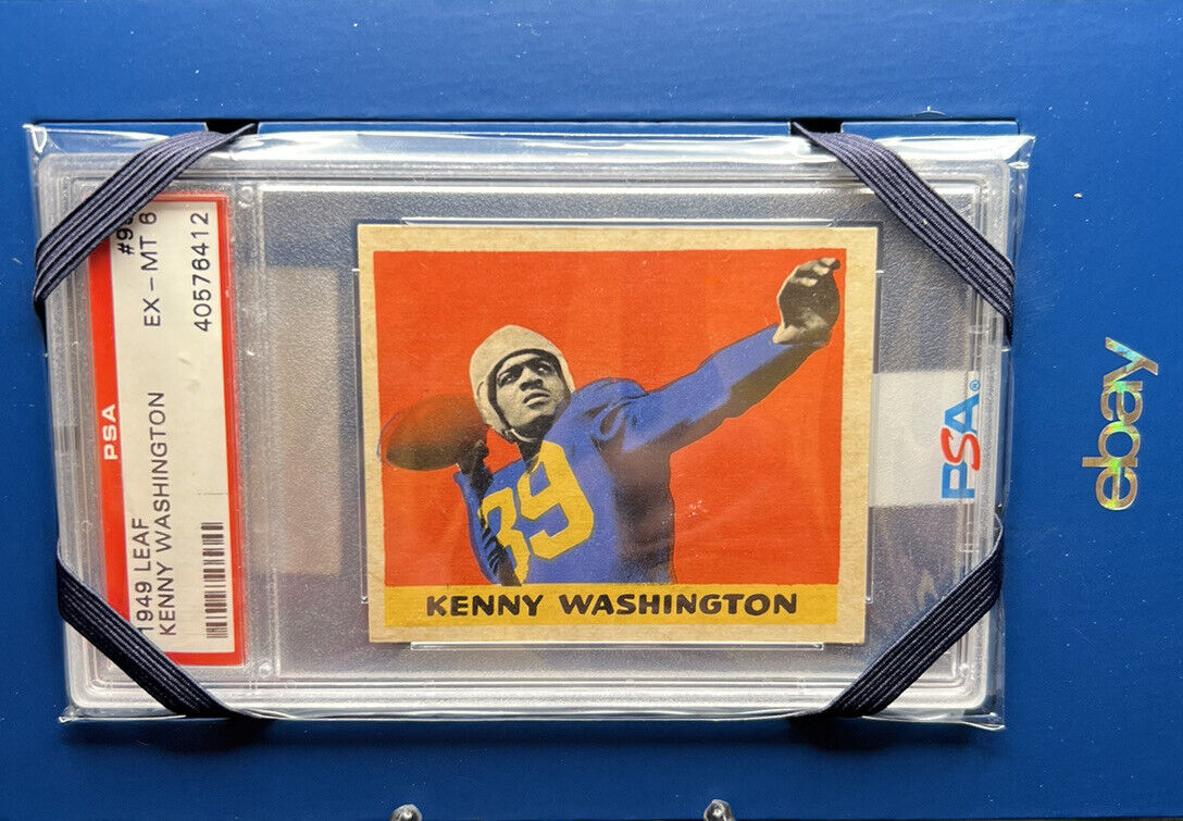 1949 Leaf Kenny Washington #95 PSA 6 EX-MT Los Angeles Rams HISTORICAL CARD👀