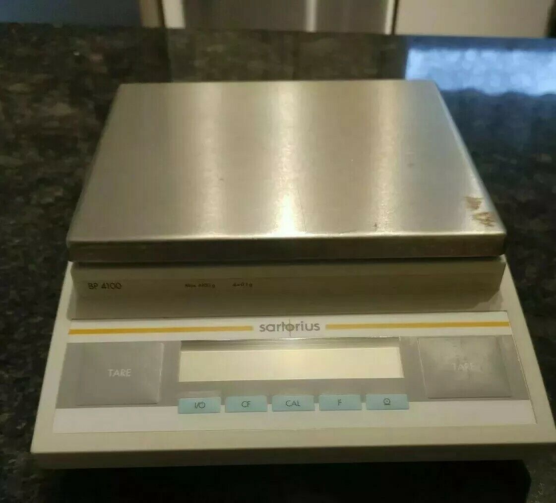 Sartorius BP4100 Lab Scale MAX 4100g not workin with plastic cover no power cord