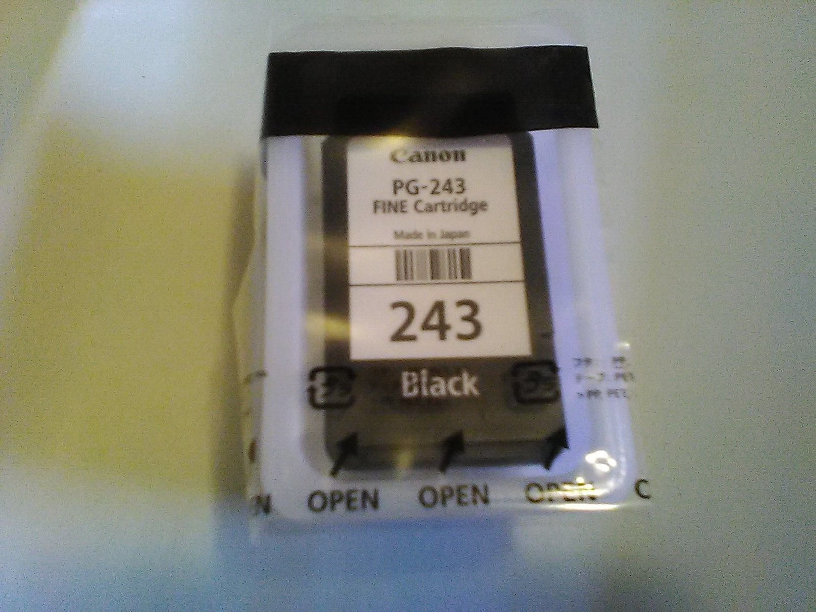 Genuine Canon PG-243 BLACK Ink Cartridge 243 New (No Box)