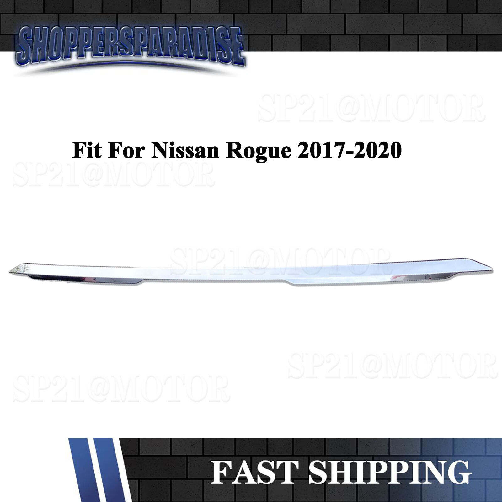 Front Bumper Chrome Molding Trim Fit for Nissan Rogue 2017 2019 2020 620726FL0A