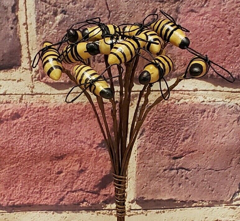 NEW Primitive BEE STEMS PICKS 12 pcs Wire Wings 9