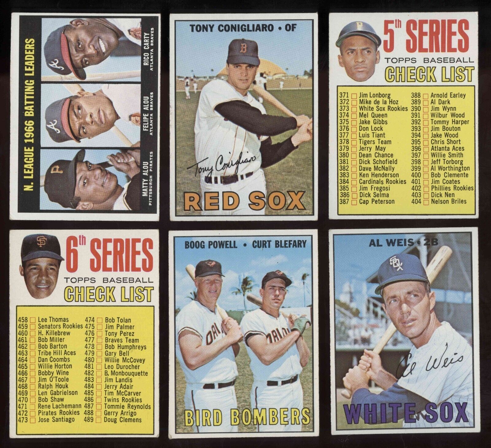 1967 Topps U-Pick (1) Ex-ExMt, High Numbers/ Specials