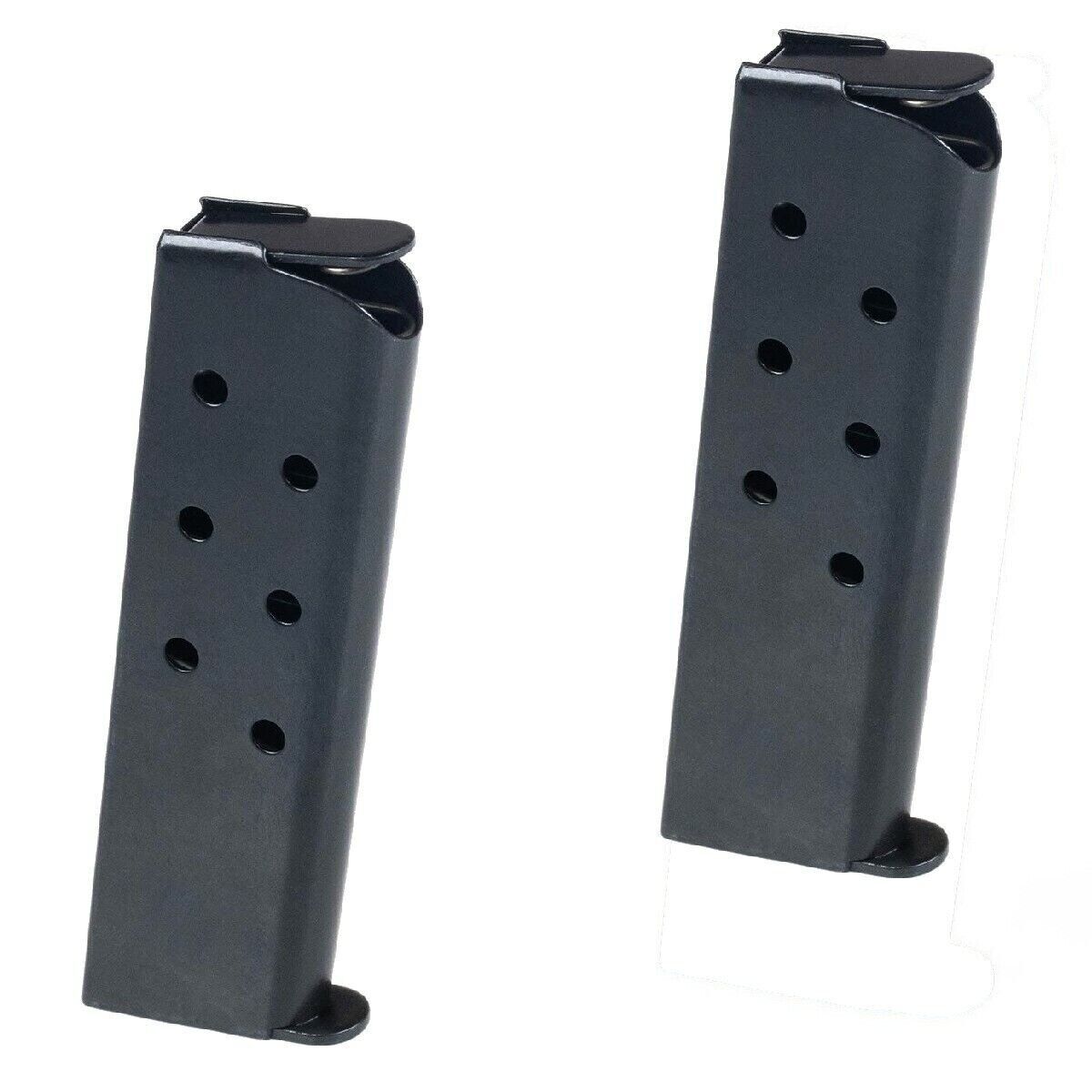 2-PACK Fit Colt 1908-1903 Pocket Hammerless 380acp 7rd Blue Mags Rare NO MUSTANG
