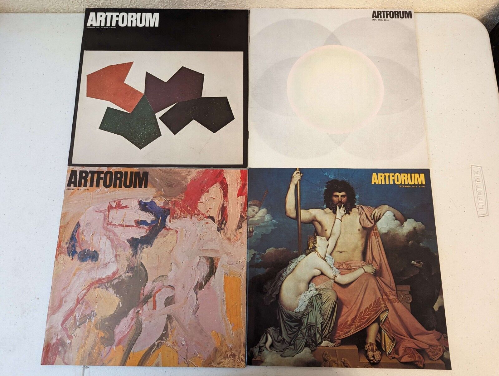 Vintage Artforum magazine lot of 22 Issues. Years Ranging from 1965-1975