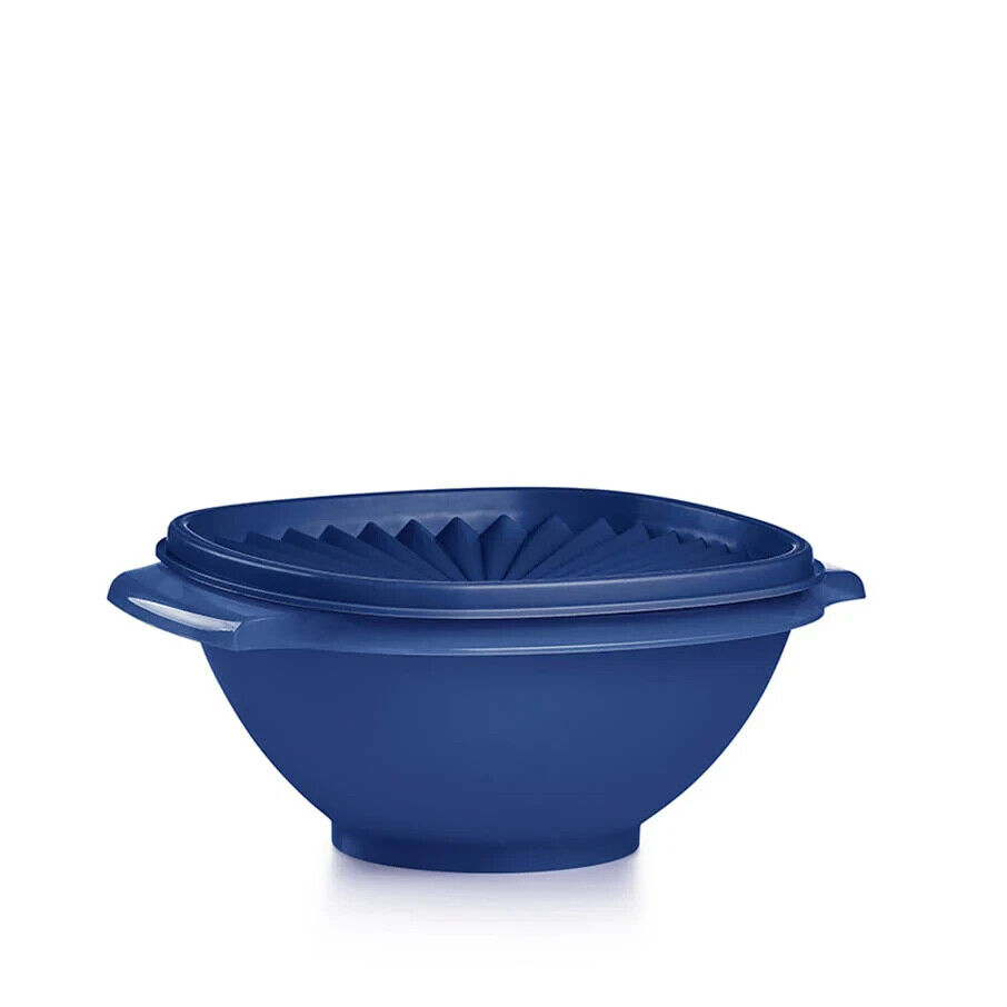 NEW Tupperware Classic Servalier Serving & Mixing Bowl 3.5 Cup blue free Shi