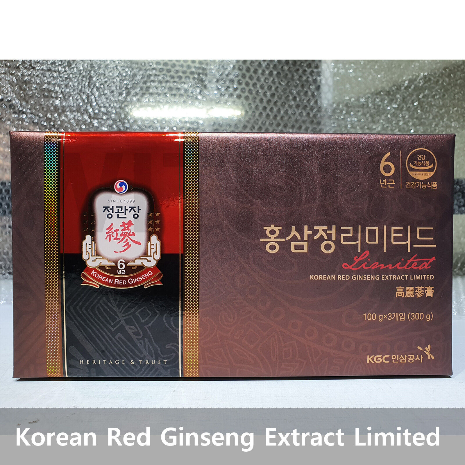 JUNG KWAN JANG 6-Years Korean Red Ginseng Extract Limited 100g x3Box 정관장 홍삼정리미티드