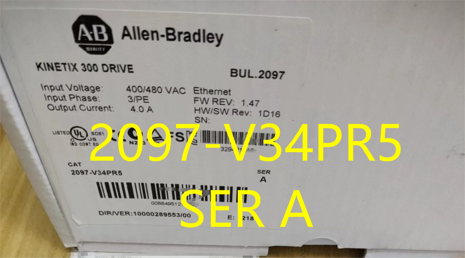 1PC NEW 2097-V34PR5 Servo Driver 2097V34PR5  IN BOX ALLEN BRADLEY