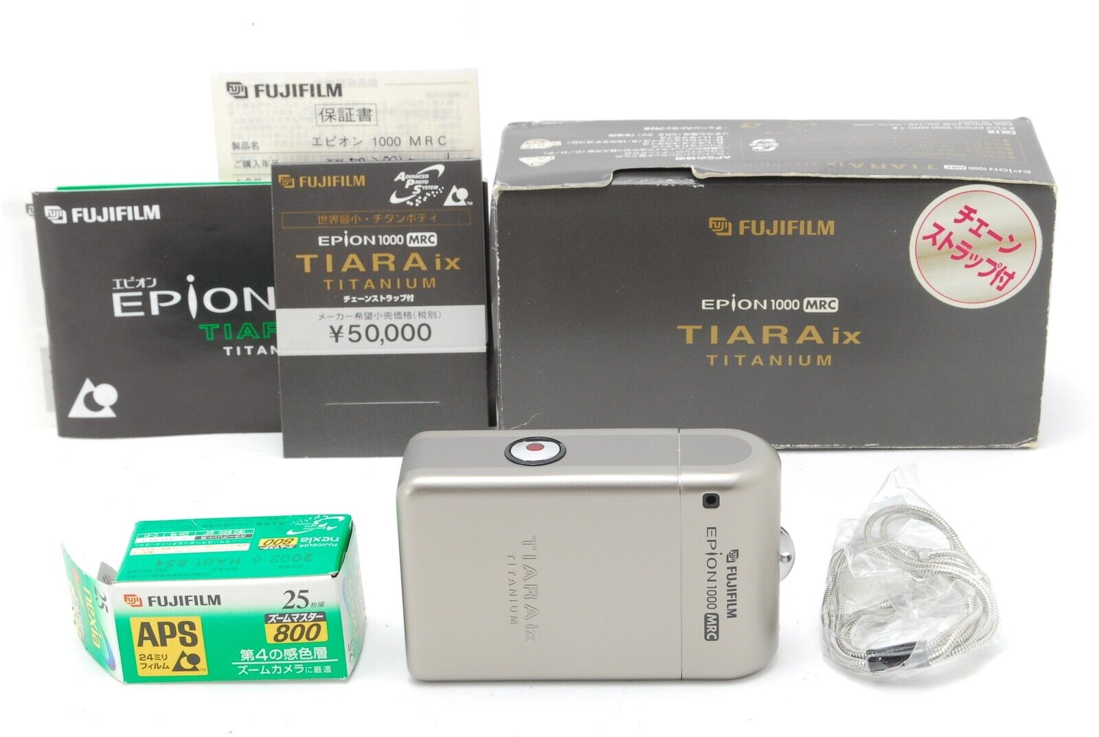 【Unused】 Fujifilm Epion 1000 MRC Tiara ix Titanium APS Camera From JAPAN