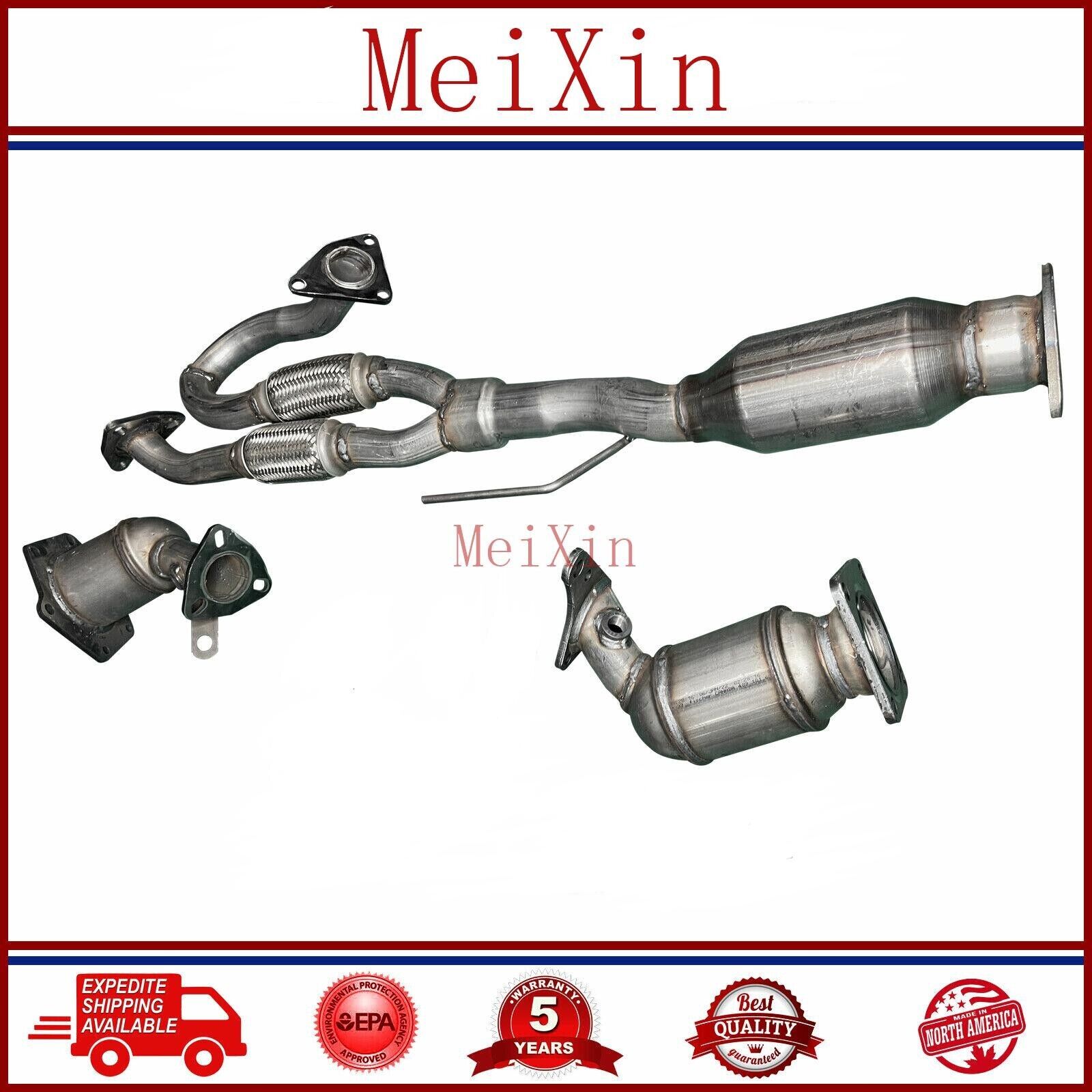 For 2010 20112012 2013 2014 Nissan MAXIMA 3.5L All Three Catalytic Converter Set