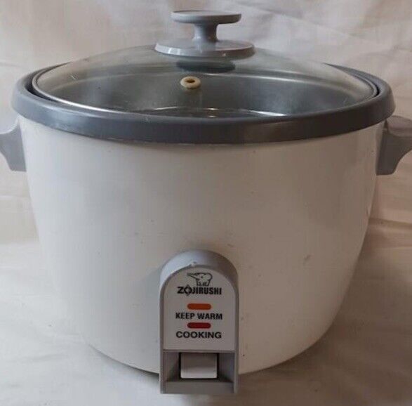 Zojirushi 10 Cup Rice Cooker/ Steamer Tulips/Floral NS-RNC18A Tested Working