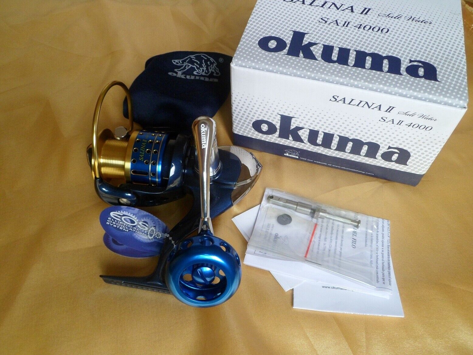  Okuma SALINA II 4000 Spinning Reel 23kg drag Full Metal manufacture - New