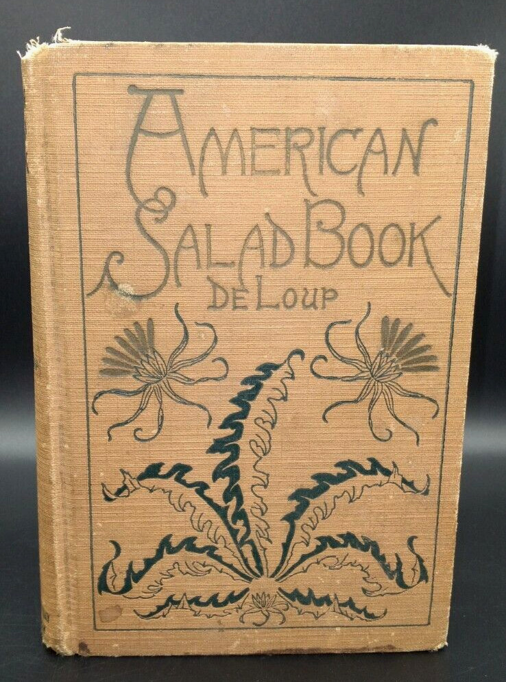 Vintage American Salad Book M. de Loup 1928 Edition