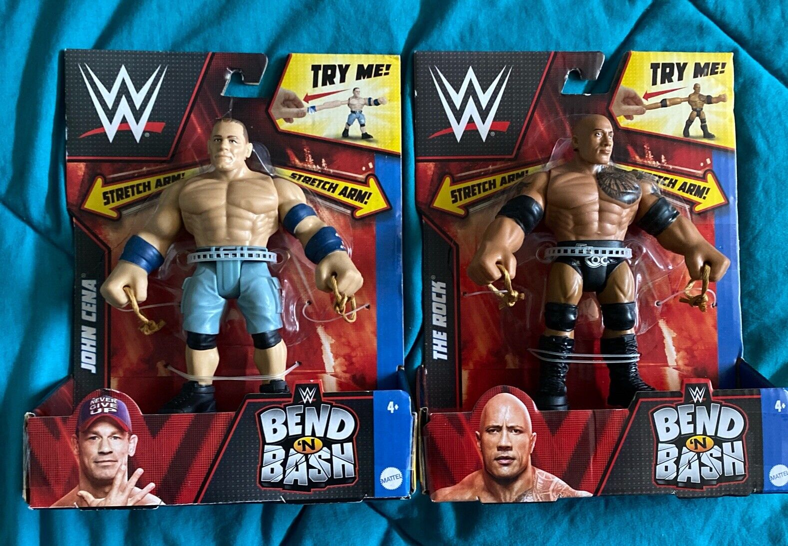 NEW WWE Bend N Bash The Rock & John Cena  6\