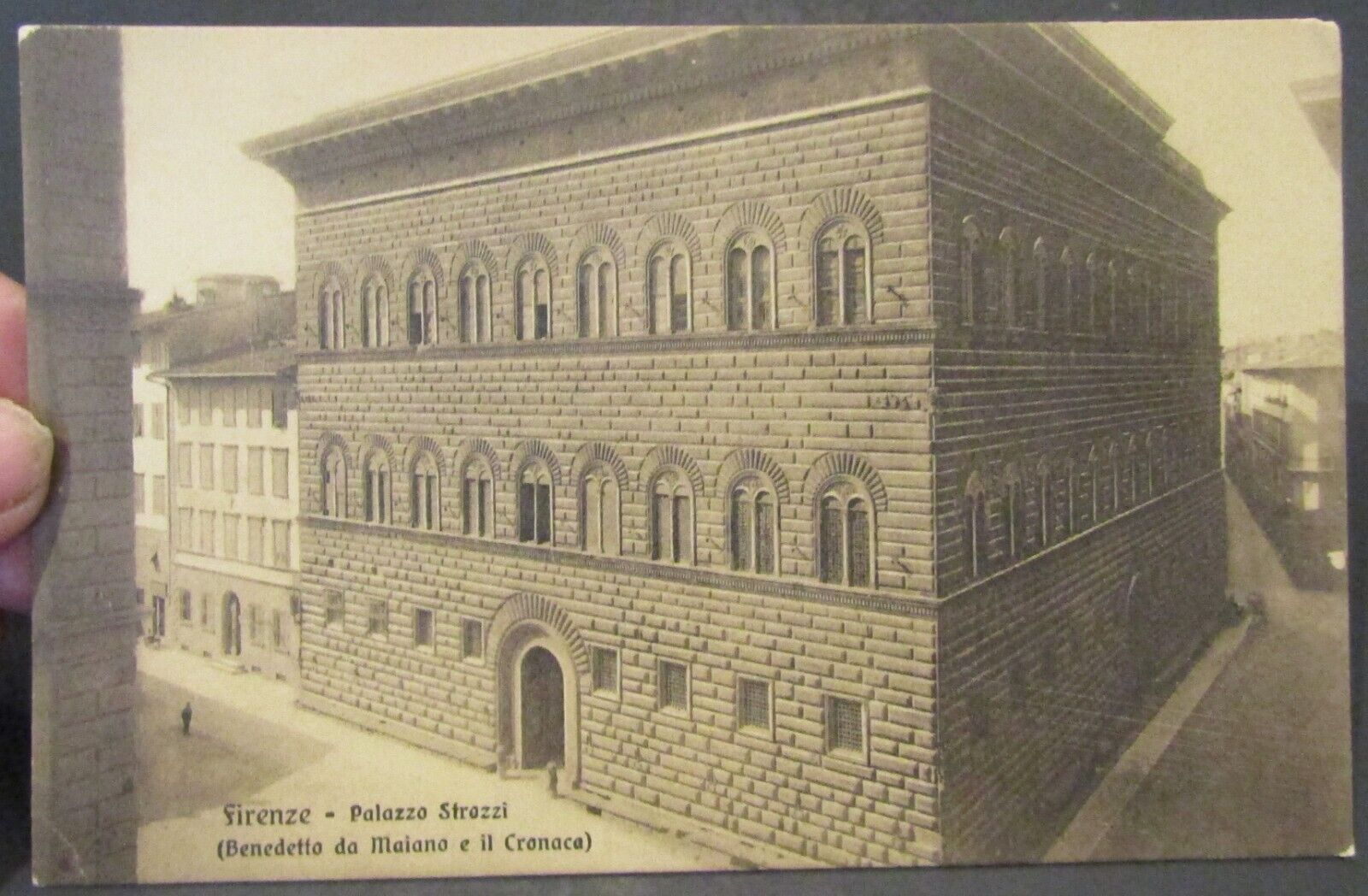 Antique Postcard - Firenze - Palazzo Strozzi (Benedetto da Maiano e il Cronaca