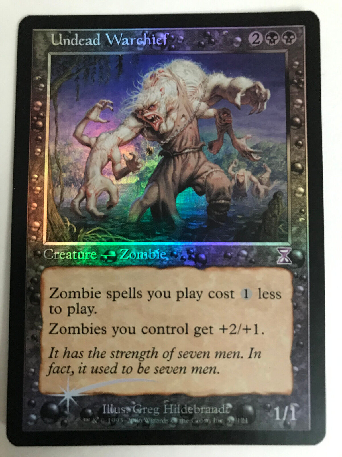 MTG 1x FOIL Undead Warchief Scourge Modern Magic the Gathering Card x1 NM
