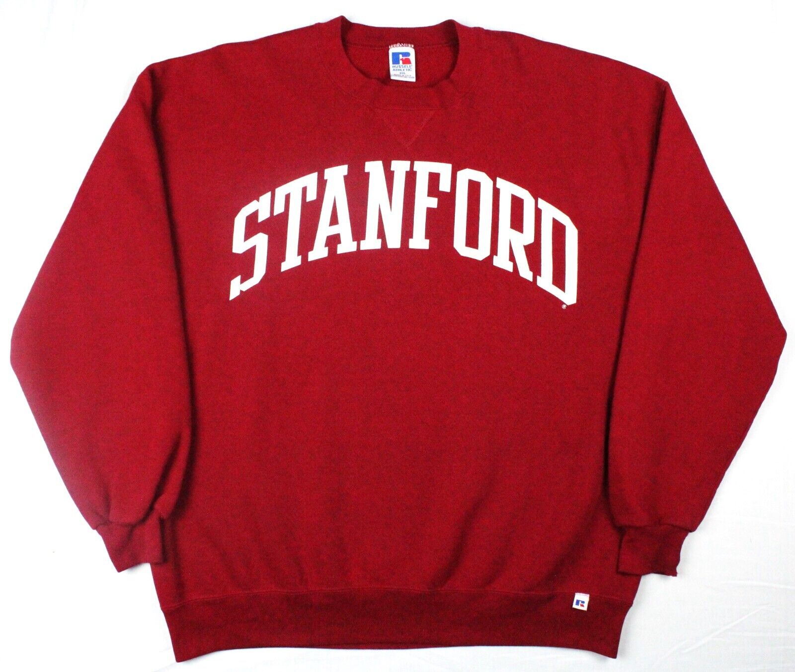 Stanford Cardinal Vintage 90\'s Russell Made In USA Crewneck Sweatshirt XL/2XL