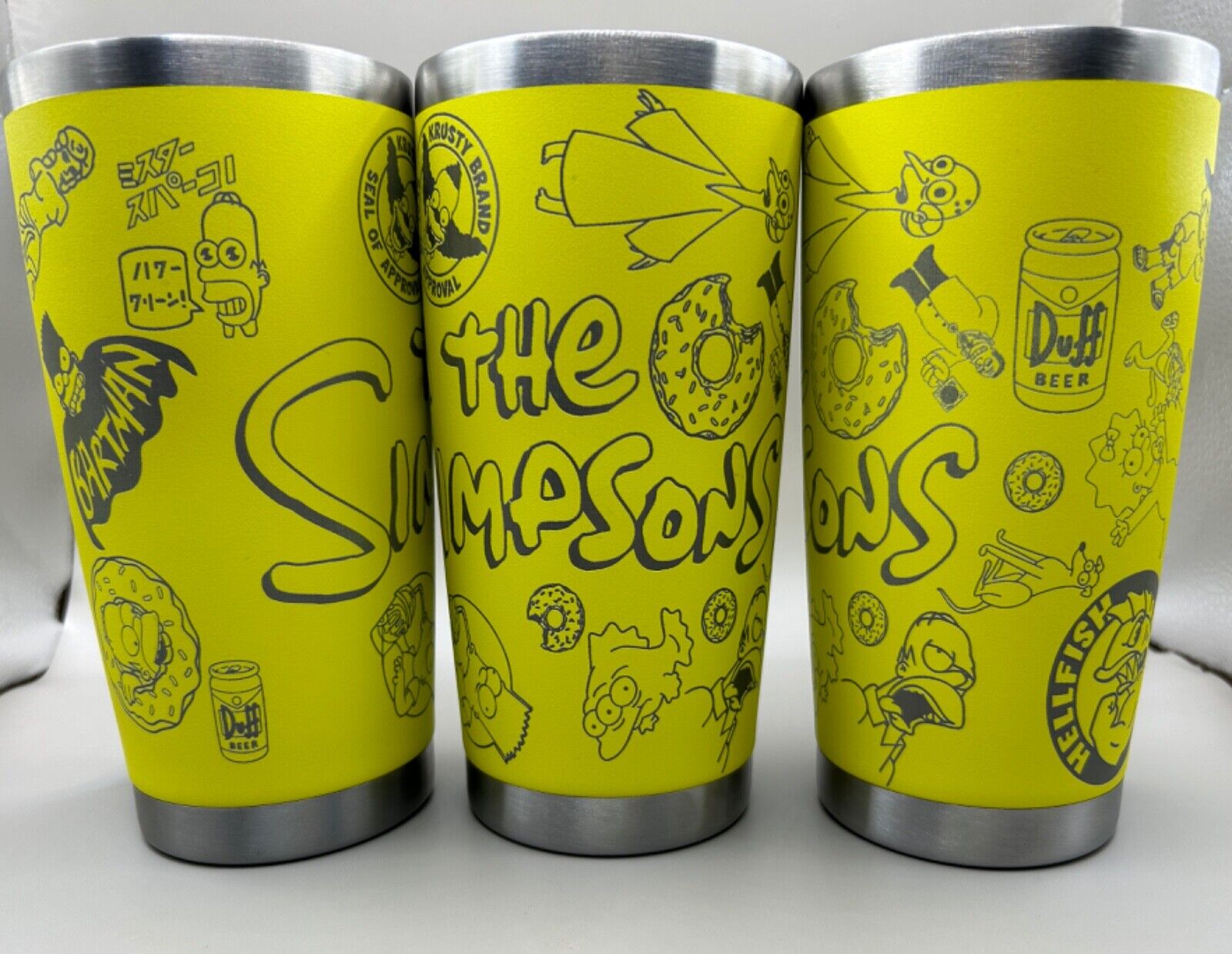 The Simpsons Stainless Steel Tumbler:  20oz With Sip Lid