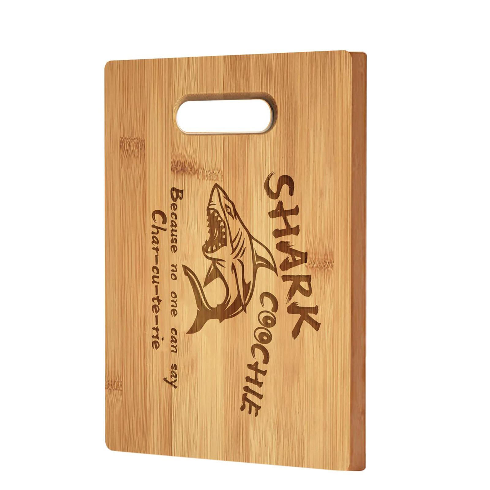 Shark Coochie Board Charcuterie Boards With Rectangle Handmade Cutting Board  