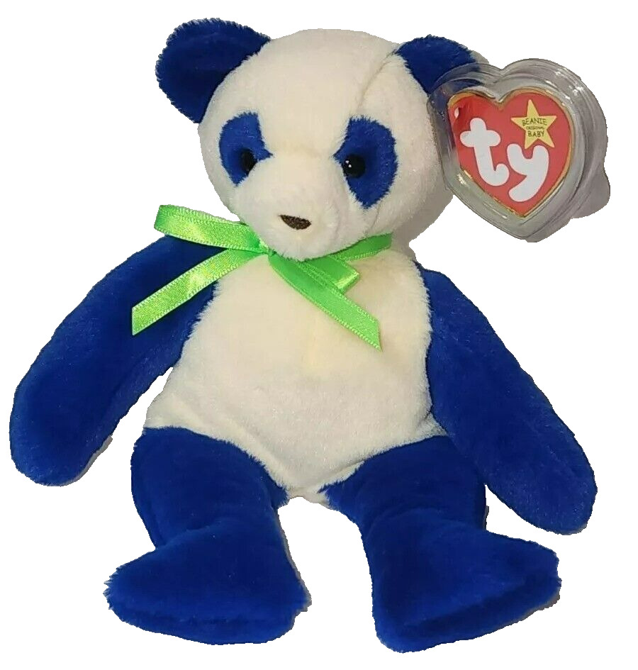 Ty Beanie Baby - DOMINO the Panda Bear 30th Anniversary LIMITED EDITION 2024 NEW
