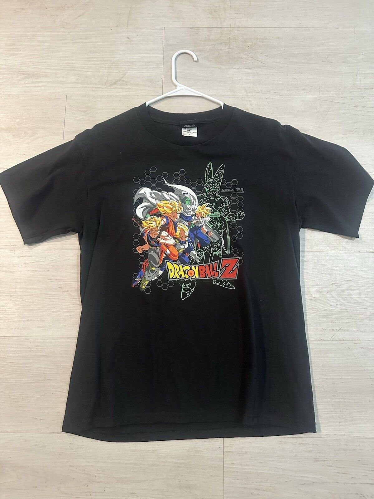Vintage 2001 DBZ SHIRT Extremely Rare Size Youth XL Dragon Ball X Goku Cell