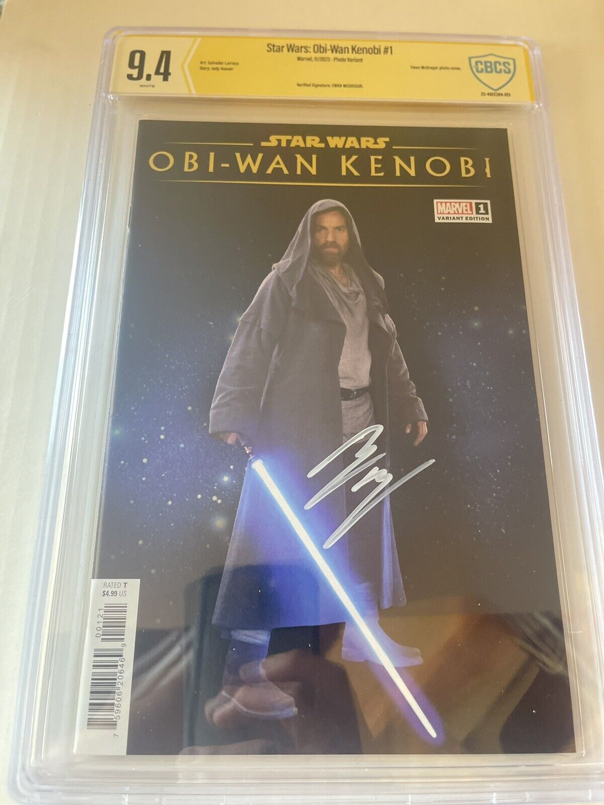 Star Wars Obi-Wan Kenobi #1 Comic Ewan McGregor Signed Autographed CBCS 9.4