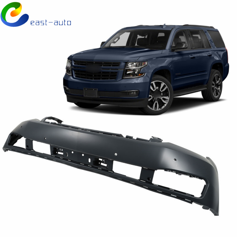 Front Bumper Cover W/ Sensor Holes For Chevy Chevrolet Tahoe Suburban 2015-2020