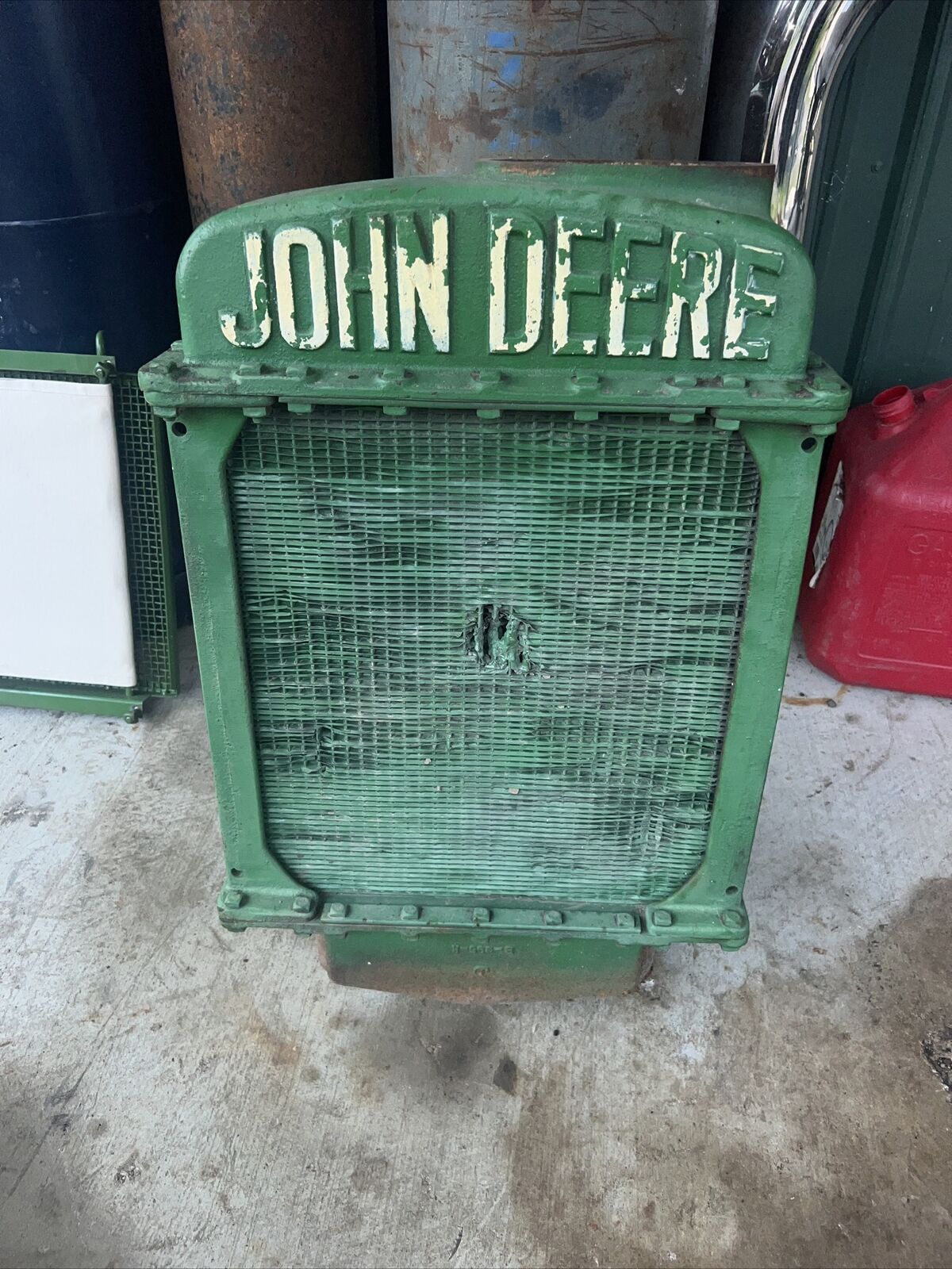 1936 John Deere B Complete Radiator Assembly Antique Tractor 