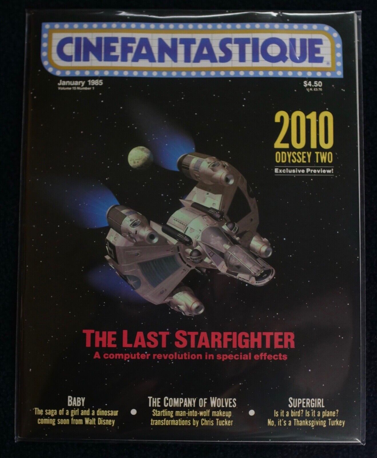 Cinefantastique Vol. 15 #1 Jan 1985  -The Last Starfighter, 2010 - NEW