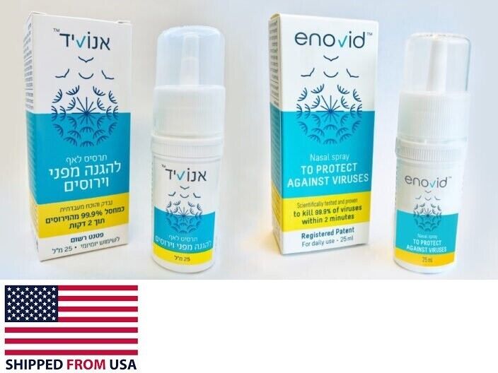 2x Lot SaNotize ENOVID Exp. Date 12/24 | Anti Viral Nitric Oxide Nasal Spray USA