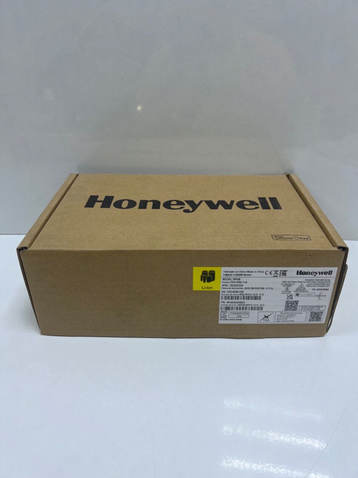 Honeywell RP4B Portable Barcode Printer RP4A0000B02