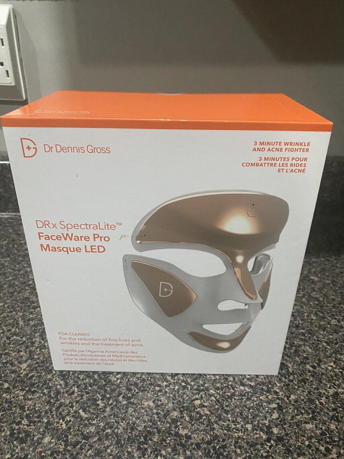Dr. Dennis Gross DRx SpectraLite Dpl FaceWare Pro Masque LED … NEW OPEN BOX