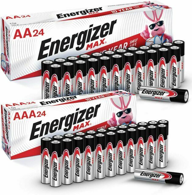 Energizer MAX AA Batteries & AAA Batteries - Pack of 48