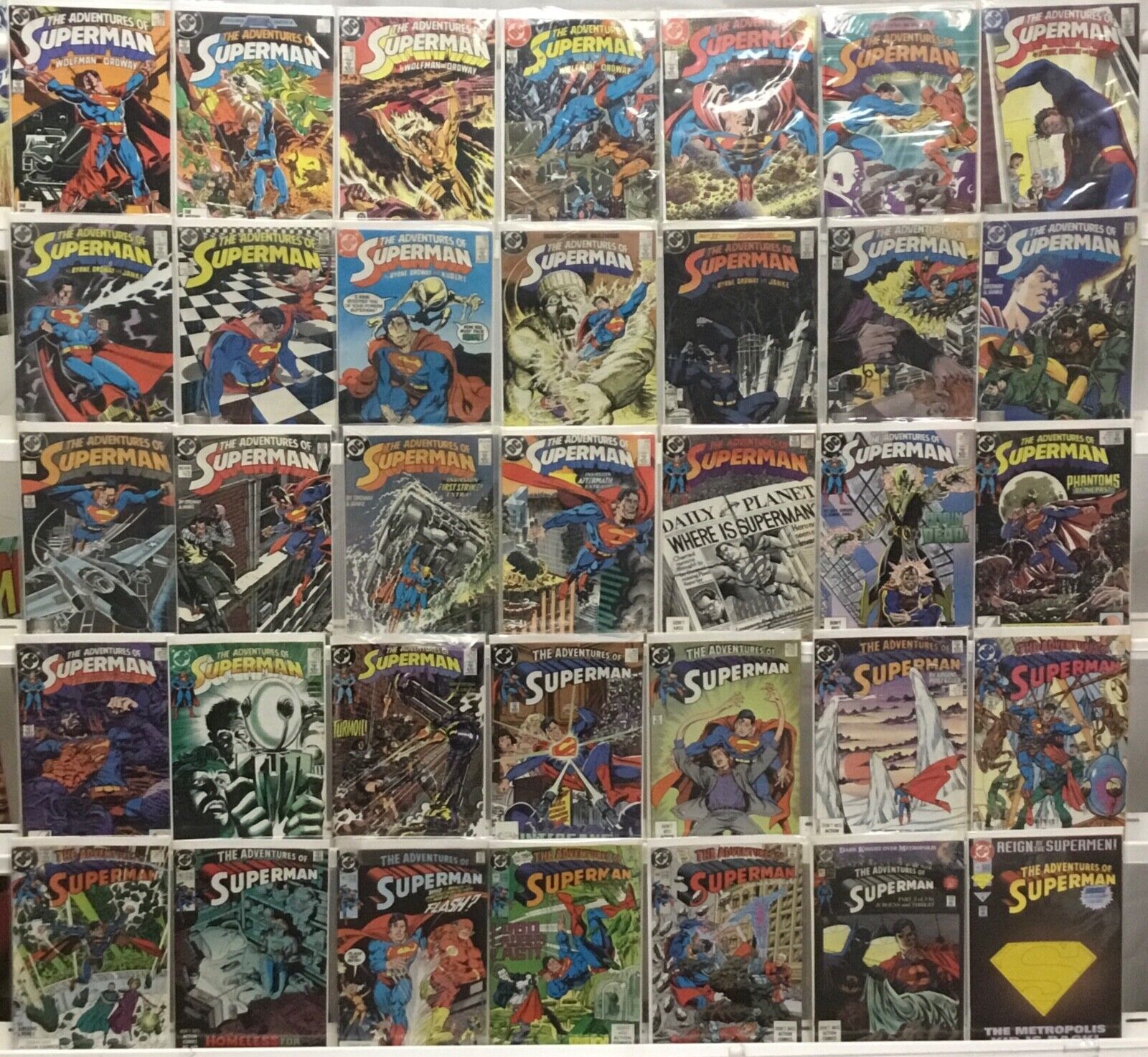 DC Comics - Adventures of Superman - Comic Book Lot of 35 Issues