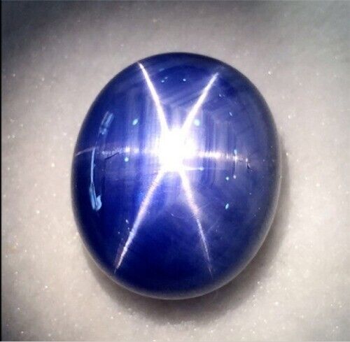 Natural 6 Buds Blue Star Sapphire 15-20 CT Oval Shape STR-25 Loose Gemstone
