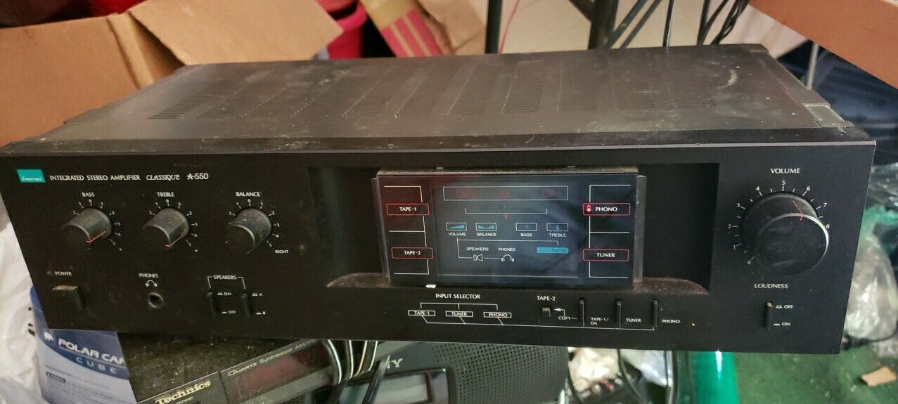 Sansui Classique A-550 Intergrated Stereo Amplifier - Works