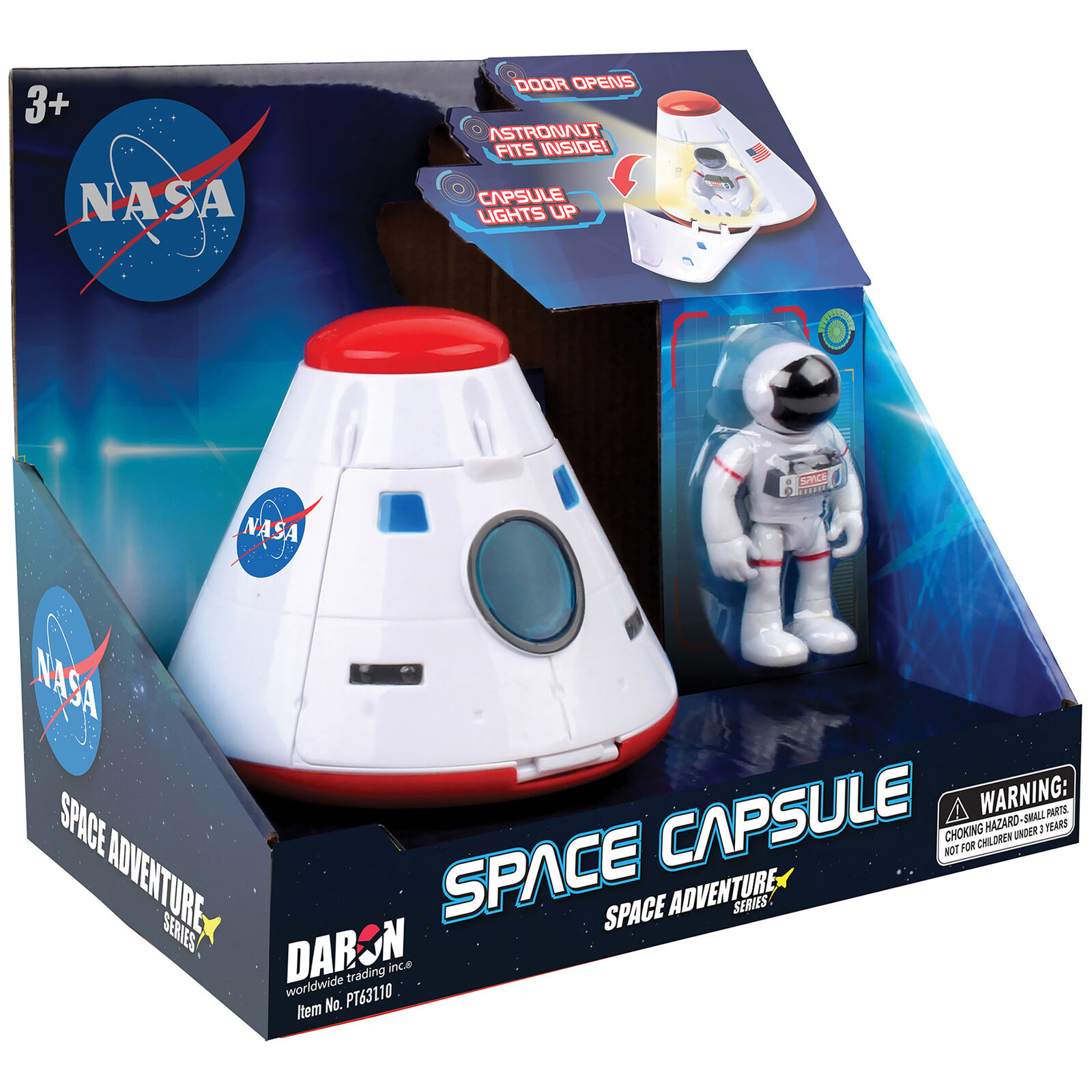 NASA Space Adventure: Space Capsule - Playset w/ Lights & Astronaut, Space