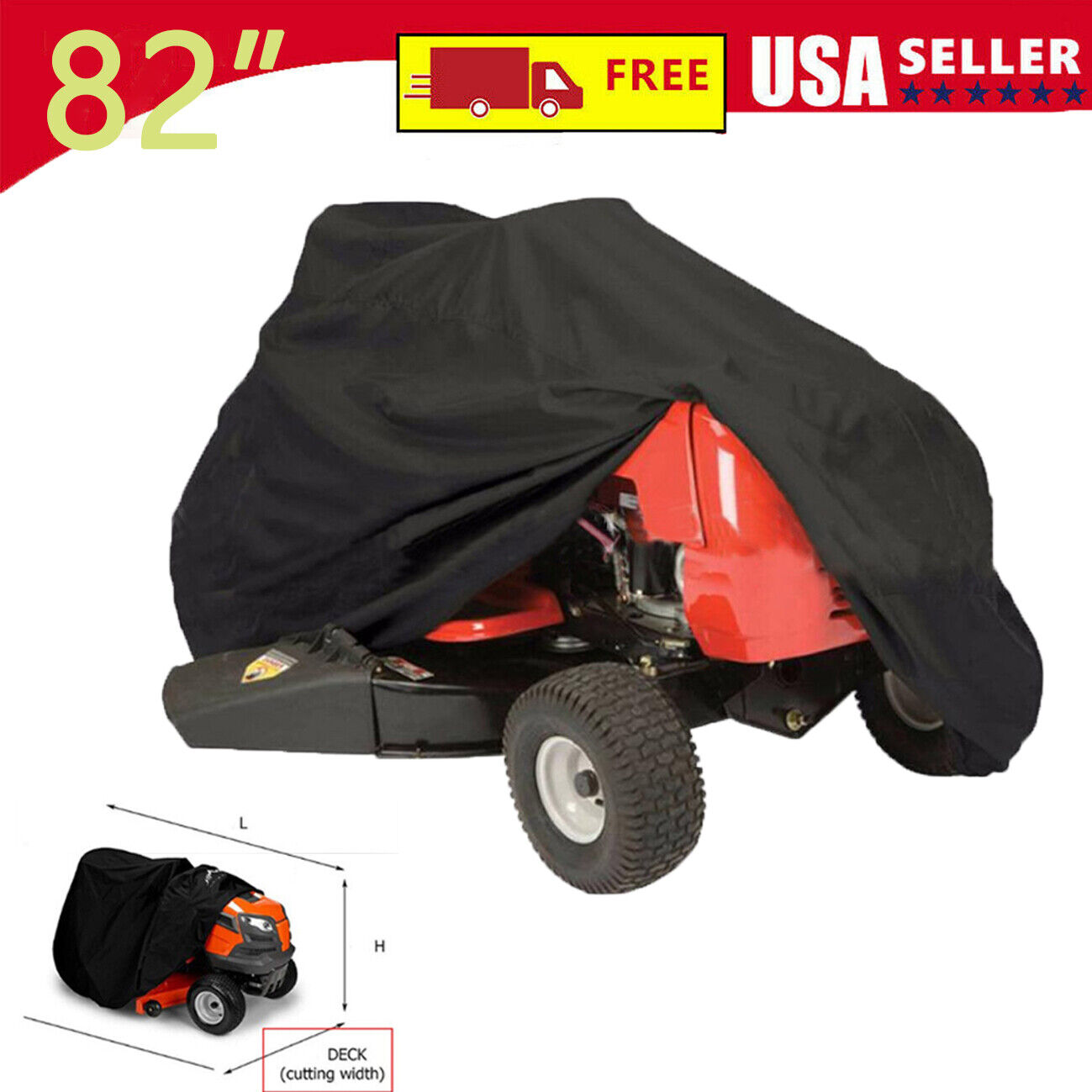 XL Zero Turn Lawn Mower Cover Waterproof All Weather Protection Outdoor Garden
