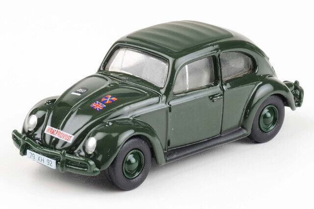Oxford Diecast 1/76 VW Beetle Car Britsh Army WRAC