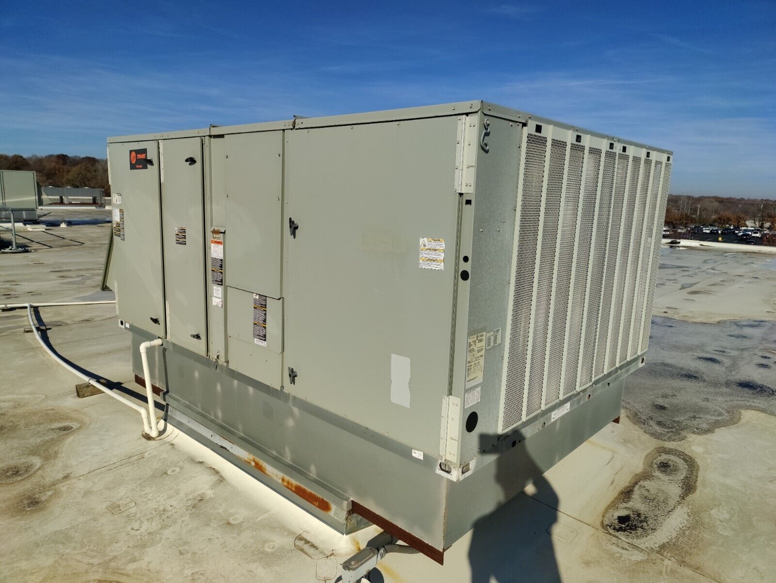 Trane Rooftop Air Conditioning AC 15 Ton Unit Model# TCD181E40CBB410A