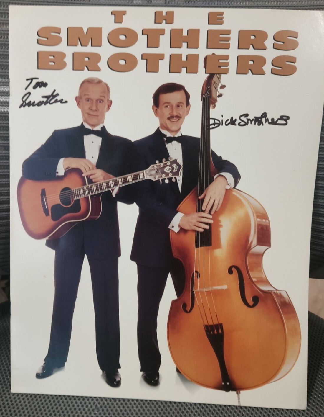The Smothers Brothers Autographed  Show Booklet 1995