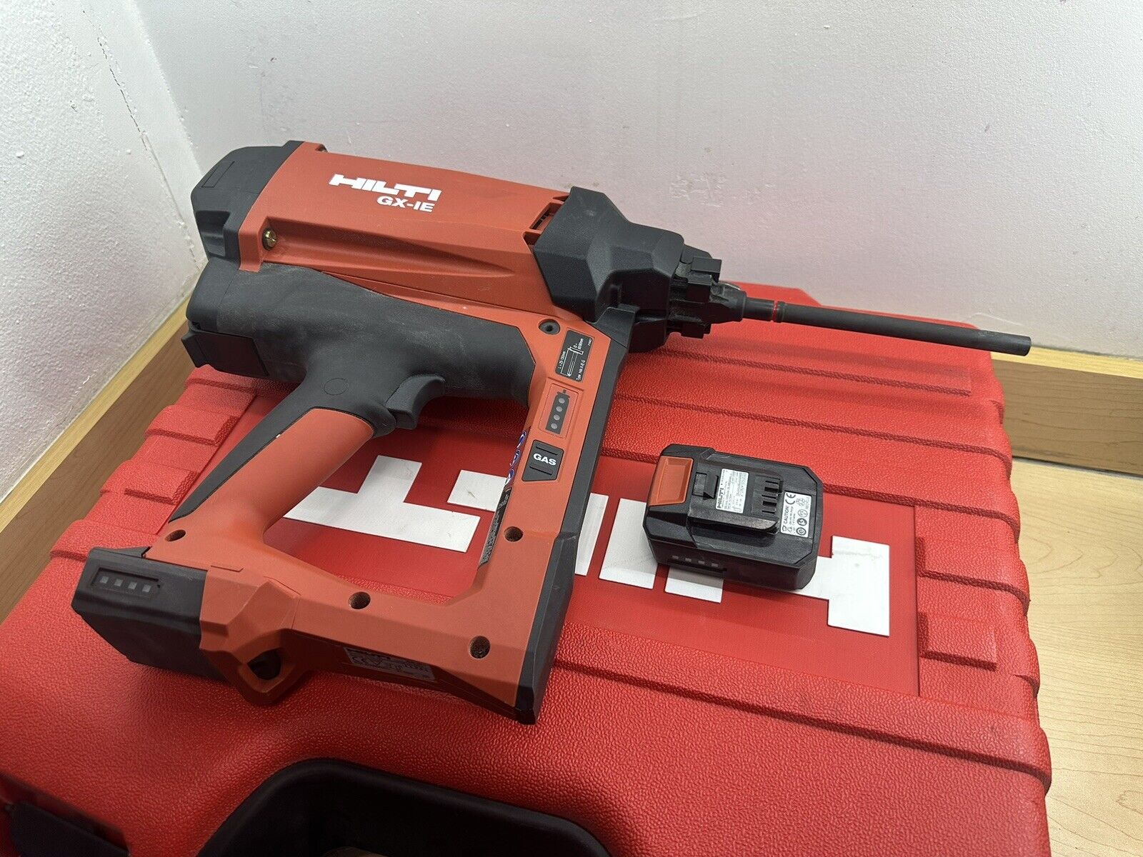 HILTI GX-IE GAS-ACTUATED INSULATION NAILER direct fastening tool for insulation