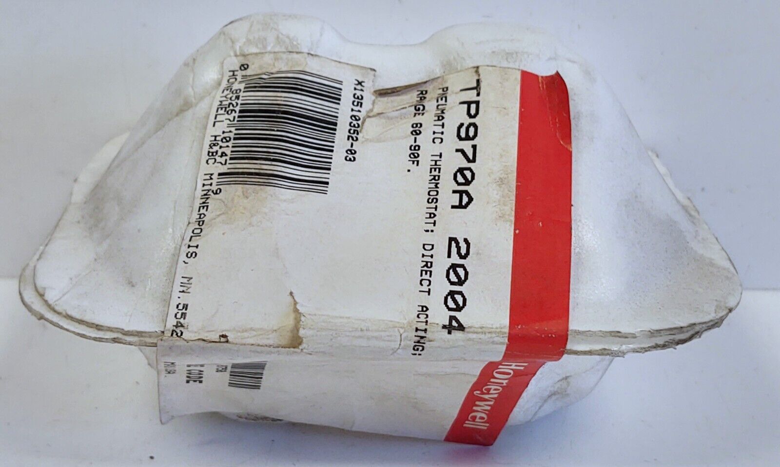 Honeywell TP970A2004 Direct Acting Pneumatic Thermostat
